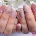 成増徒歩3分のフェイシャルエステ・ネイルサロン ビューティスタジオCenbless（センブレス）　上品ベージュで春フォーマル♪大人のきれいめネイル