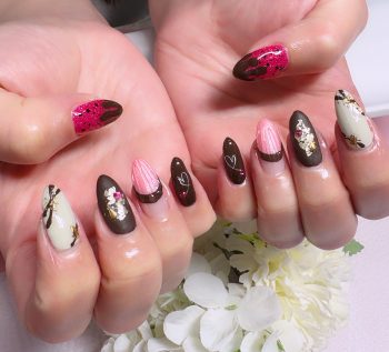 成増徒歩3分のフェイシャルエステ・ネイルサロン ビューティスタジオCenbless(センブレス) 遊び心たっぷり♪大人のバレンタインチョコネイル