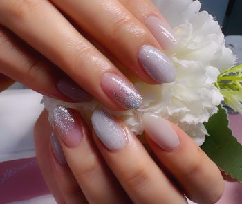 成増徒歩3分のフェイシャルエステ・ネイルサロン ビューティスタジオCenbless（センブレス）　心まで整うホワイトグレー♪春の上品フォーマルネイル