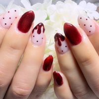 成増徒歩3分のフェイシャルエステ・ネイルサロン ビューティスタジオCenbless（センブレス）　遊び心たっぷり。大人可愛いバレンタインネイル♪