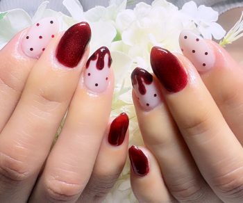 成増徒歩3分のフェイシャルエステ・ネイルサロン ビューティスタジオCenbless（センブレス）　遊び心たっぷり。大人可愛いバレンタインネイル♪