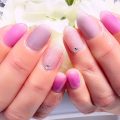 Cenbless　成増フェイシャル＆ネイルサロン　春のきらめき♪ライラックピンクの上品ネイル