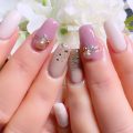 成増徒歩3分のフェイシャルエステ・ネイルサロン ビューティスタジオCenbless(センブレス) 春に映える♪上品でやわらかなベージュ系ネイル