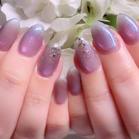Cenbless　成増フェイシャル＆ネイルサロン　新色マグネットでうる艶♪透明感ワンカラーマグネットネイル
