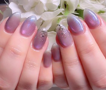 Cenbless　成増フェイシャル＆ネイルサロン　新色マグネットでうる艶♪透明感ワンカラーマグネットネイル