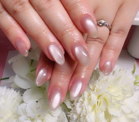 成増徒歩3分のフェイシャルエステ・ネイルサロン ビューティスタジオCenbless(センブレス)うる艶透明感♪微粒子マグネットワンカラーネイル