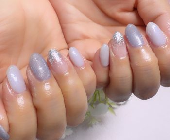 Cenbless 成増フェイシャル&ネイルサロン 爽やかアイスブルー♪大人の上品ネイル