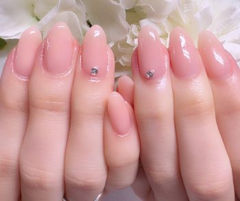 Cenbless　成増フェイシャル＆ネイルサロン　さりげなく上質♪ピンクベージュのシアーワンカラーネイル