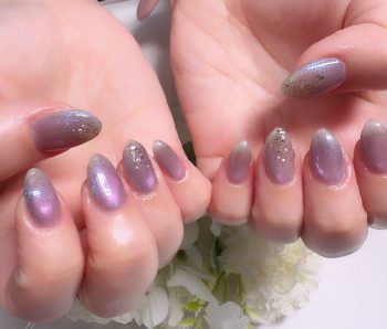 Cenbless　成増フェイシャル＆ネイルサロン　新色マグネットでうる艶♪透明感ワンカラーマグネットネイル