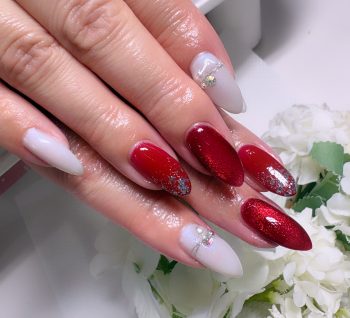 Cenbless　成増フェイシャル＆ネイルサロン　クールに魅せる♪スパイシーレッドネイル