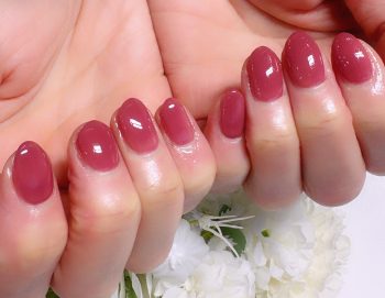 Cenbless　成増フェイシャル＆ネイルサロン　初めての一歩に♪大人ワインカラーネイル
