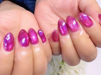 Cenbless　成増フェイシャル＆ネイルサロン　華やかピンクで気分一新♪マグネットネイル
