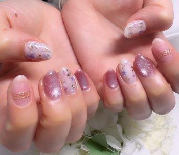 Cenbless 成増フェイシャル&ネイルサロン 入学式に華やぐ♪上品フラワーネイル