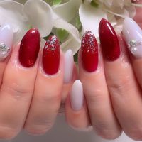 Cenbless　成増フェイシャル＆ネイルサロン　クールに魅せる♪スパイシーレッドネイル