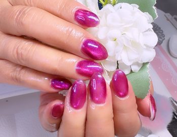 Cenbless　成増フェイシャル＆ネイルサロン　華やかピンクで気分一新♪マグネットネイル