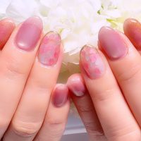 Cenbless 成増フェイシャル&ネイルサロン 大人気の桜ホログラムネイル