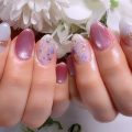 Cenbless　成増フェイシャル＆ネイルサロン　春から初夏へ♪涼やかフラワーネイル