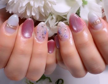 Cenbless　成増フェイシャル＆ネイルサロン　春から初夏へ♪涼やかフラワーネイル