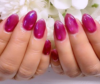 Cenbless　成増フェイシャル＆ネイルサロン　華やかピンクで気分一新♪マグネットネイル