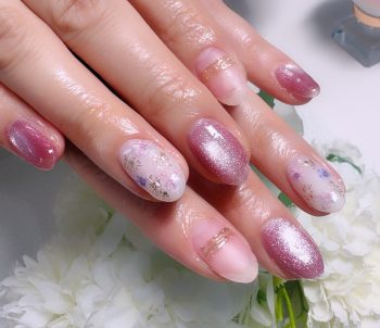 Cenbless 成増フェイシャル&ネイルサロン 入学式に華やぐ♪上品フラワーネイル