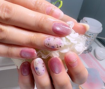 Cenbless 成増フェイシャル&ネイルサロン 入学式に華やぐ♪上品フラワーネイル
