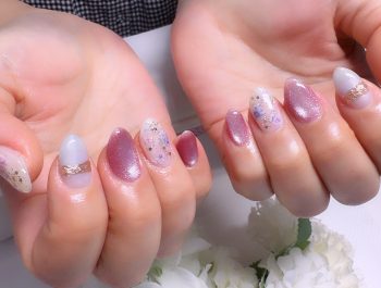 Cenbless　成増フェイシャル＆ネイルサロン　春から初夏へ♪涼やかフラワーネイル