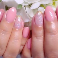 Cenbless　成増フェイシャル＆ネイルサロン　春らしさ満開♪桜ホロ×ミルキーピンクネイル