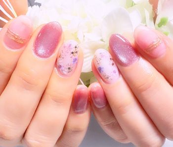 Cenbless 成増フェイシャル&ネイルサロン 入学式に華やぐ♪上品フラワーネイル