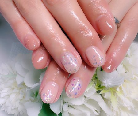 Cenbless　成増フェイシャル＆ネイルサロン　上品ベージュで新鮮に♪会席向けフォーマルネイル