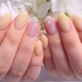 Cenbless　成増フェイシャル＆ネイルサロン　推しカラーで気分UP♪大人ペールイエローネイル