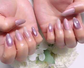 Cenbless　成増フェイシャル＆ネイルサロン　クールダウンに♪シックモーヴの上品ネイル