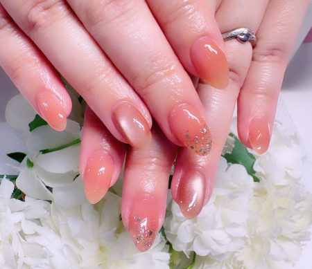 Cenbless　成増フェイシャル＆ネイルサロン　初テラコッタ♪艶シアーの上品ネイル