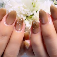Cenbless　成増フェイシャル＆ネイルサロン　新色でアップデート♪ブラウンベージュマグネットネイル