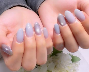Cenbless　成増フェイシャル＆ネイルサロン　初ブルーで新鮮♪ナチュラル上品ネイル
