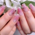 Cenbless　成増フェイシャル＆ネイルサロン　上品華やか♪ピンクチークフラッシュネイル