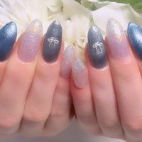Cenbless　成増フェイシャル＆ネイルサロン　デニムブルーで楽しむ♪涼やかな大人のサマーネイル