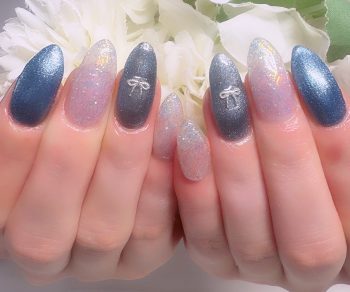 Cenbless　成増フェイシャル＆ネイルサロン　デニムブルーで楽しむ♪涼やかな大人のサマーネイル