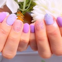 Cenbless　成増フェイシャル＆ネイルサロン　気分を上げる♪パープル系梅雨ネイル