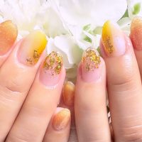 成増徒歩3分のフェイシャルエステ・ネイルサロン ビューティスタジオCenbless（センブレス）　ひまわりカラーが夏らしい♪元気いっぱいサマーネイル！