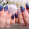 Cenbless 成増フェイシャル&ネイルサロン デニムブルーが美しい♪大人の寒色系ネイル