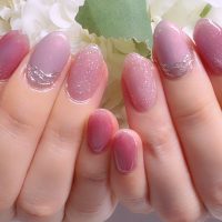 成増徒歩3分のフェイシャルエステ・ネイルサロン ビューティスタジオCenbless（センブレス）　イベント仕様のピンク系ネイルで気分も最高潮♪