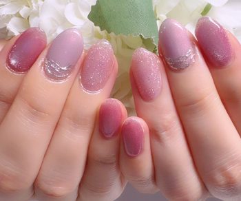 成増徒歩3分のフェイシャルエステ・ネイルサロン ビューティスタジオCenbless(センブレス) イベント仕様のピンク系ネイルで気分も最高潮♪