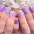 Cenbless　成増フェイシャル＆ネイルサロン　紫陽花カラーが美しい♪梅雨の上品ネイル