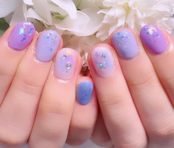 Cenbless　成増フェイシャル＆ネイルサロン　紫陽花カラーが美しい♪梅雨の上品ネイル