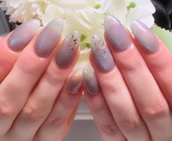 Cenbless　成増フェイシャル＆ネイルサロン　偏光ブルーが美しい♪贅沢マグネットネイル