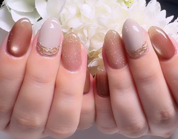 成増徒歩3分のフェイシャルエステ・ネイルサロン ビューティスタジオCenbless（センブレス）ブラウンで魅せる♪夏の上質ニュアンスネイル