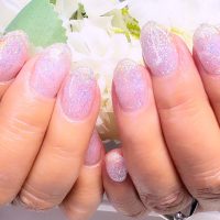 Cenbless　成増フェイシャル＆ネイルサロン　気分まで晴れやかに♪涼しげキラキラネイル