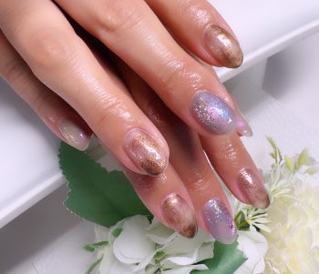 Cenbless　成増フェイシャル＆ネイルサロン　紫陽花カラーに心惹かれて♪梅雨の上品ネイル