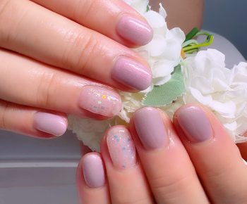 Cenbless　成増フェイシャル＆ネイルサロン　初めての定額デザインネイル♪上品モーヴカラーで大人の華やかさ