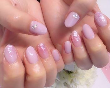 Cenbless　成増フェイシャル＆ネイルサロン　透明感あふれる淡いピンクで♪上品に楽しむ夏ネイル